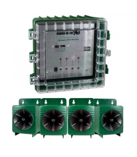 Aparat Ultrasonic Profesional Impotriva Pasarilor, Programabil, 4 Difuzoare, Acoperire 335 mp, ULTRASON-X, USA