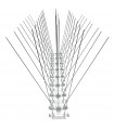 Tepi foarte densi, 50 cm, Anti pasari, Porumbei, Pescarusi, Vrabii, 5 Randuri Otel Inox, Durabilitate mare
