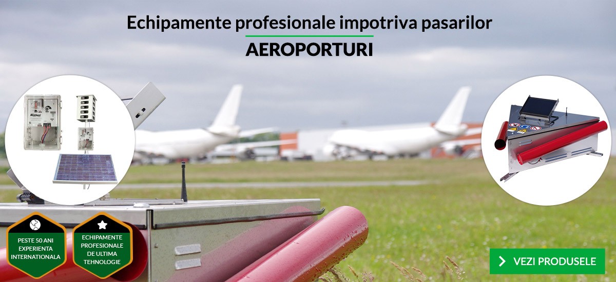 Echipamente profesionale impotriva pasarilor - AEROPORTURI