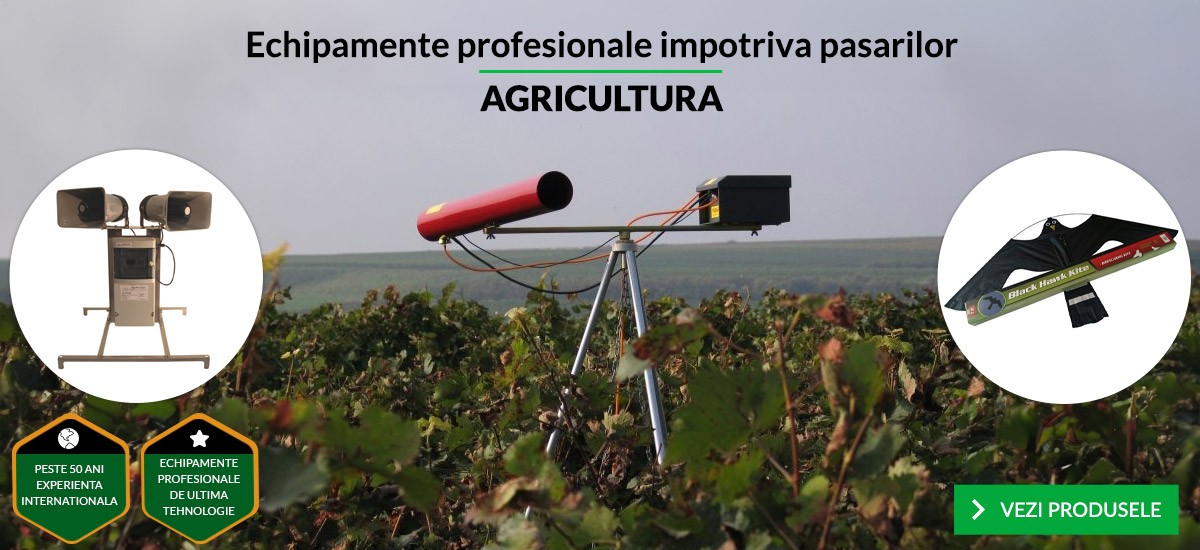 Echipamente profesionale impotriva pasarilor - AGRICULTURA